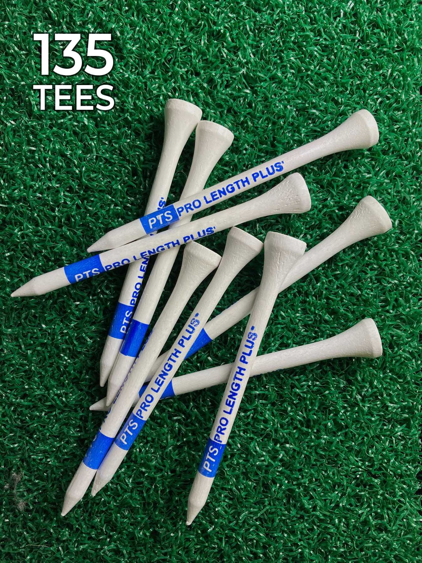 Pride Professional Tee System 3 1/4" Wood Golf Tees, 135 Count photo 3