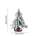 thumbnail image 3 of Christmas Tree Decorations Mini Small Christmas Falling Snow Tree Home Desktop Milieu Scene Arrangement Decoration Props, Usupdd 2025 Christmas Tree Decorations Mini Small, 3 of 6