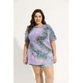 thumbnail image 3 of CASSIE LIZ Plus Size Tops Summer Womens Shirts Round Neck Fashion Short Sleeve Tee Loose Fit Tunics Spring Oversized Blouses Casual Pullovers Tie Dye/Leopard/Camo/Gradient/Solid (XL-5XL), 3 of 7