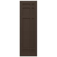 thumbnail image 5 of Ekena Millwork 12"W x 40"H True Fit PVC San Juan Capistrano Mission Style Fixed Mount Shutters, Raisin Brown (Per Pair - Hardware Not Included), 5 of 9