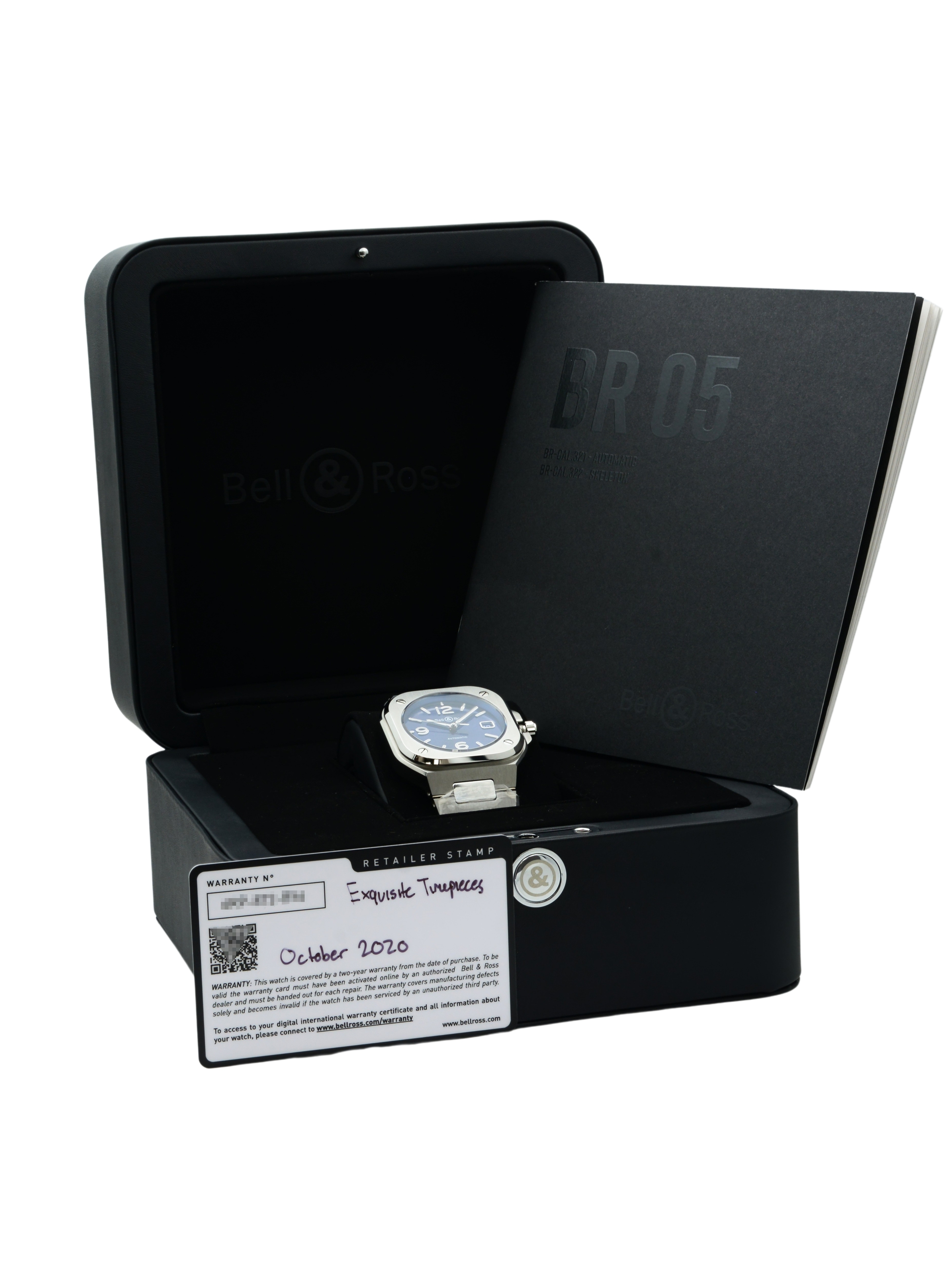 Bell \u0026 Ross Instruments Steel Blue Dial 