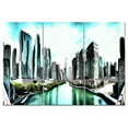 thumbnail image 3 of Design Art On the Chicago River, 3 Pieces, 36" x 28", 3 of 3