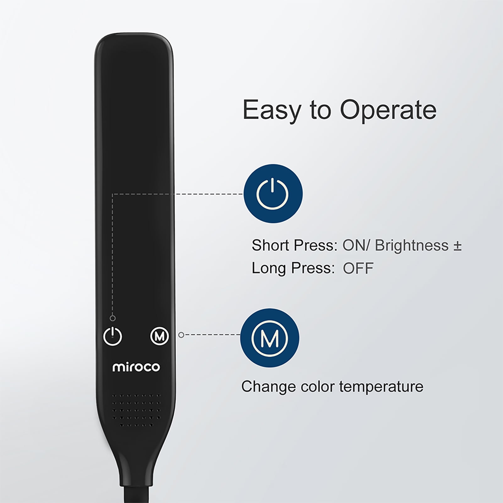 Miroco led floor lamp sale with 5 brightness levels