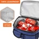 thumbnail image 5 of Lonchera Doble Piso Aislada Premium OPUX Azul Marino, 5 of 9