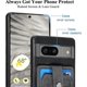 thumbnail image 4 of Funda de cuero compatible con Google Pixel 7a con tarjetero, soporte para anillo y función atril, antiarañazos y a prueba de golpes., 4 of 5
