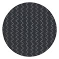 thumbnail image 1 of Moroccan Horizontal Stripe Charcoal Office Mat by Kavka Designs, 1 of 3