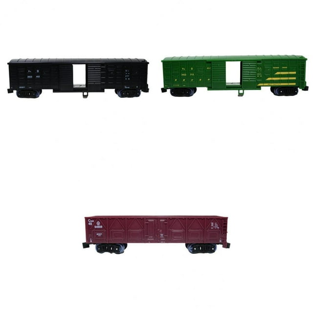 segolike 3x 1/87 Simulation Plastique Chemins de Fer Rails Rails Cargo Carriage HO Paysage