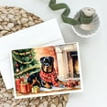 thumbnail image 2 of Rottweiler Cozy Christmas Greeting Cards Pack of 8 7 in x 5 in, 2 of 3