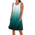thumbnail image 2 of ATENAR Women Dresses Casual Fashion Summer Dresses for Women Trendy Womens Dresses Green L, 2 of 8