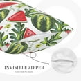 thumbnail image 5 of Daiia Watermelons Bedding Waterproof Pillow Protector Zippered Queen – Bed Bug Proof Pillow Encasement-16"x24", 5 of 9