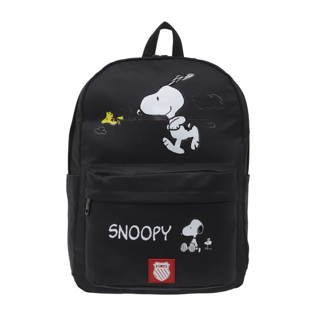 Mochila K-Swiss Snoopy Run Color Negro Unisex