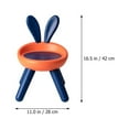 thumbnail image 2 of HEALEEP Kids Kitchen Step Stool Orange Plastic Ergonomic Design 1Pcs, 2 of 8