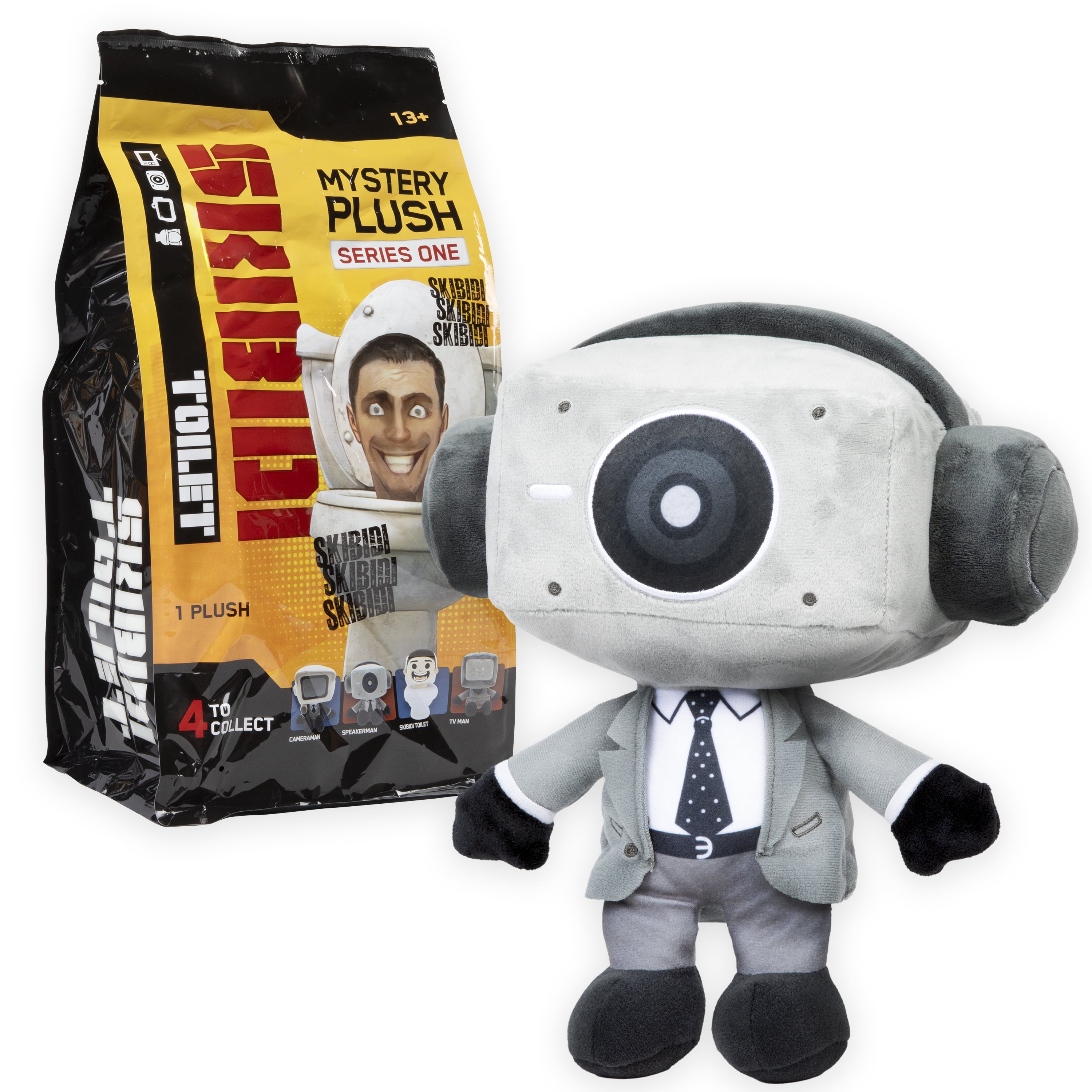 Skibidi Toilet Mystery Collectible Plush, All-New Collectibles, Officially Licensed Skibidi Toilet Brand Merch, 11 Inches Tall, Ages 13 and up