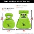 thumbnail image 5 of DogBuddy Pooper Scooper, Portable Dog Poop Scooper, Sanitary Dog Waste Pick Up, Heavy Duty Dog Waste Cleaner with Bag Dispenser, Dog Leash Clip and Pooper Scooper Bags Included (Large, Kiwi), 5 of 9