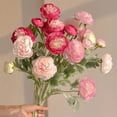 thumbnail image 1 of Ramo de peonías y narcisos artificiales decorativos de 6 piezas en colores mixtos, ideal for la decoración del hogar., 1 of 4