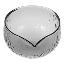 WHAMVOX Hammered Glass Matcha Bowl Tea Sharing Cup Kungfu Tea Pitcher Traditional Teaware for Japanese Chinese Tea Ceremony Supplies