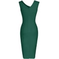 thumbnail image 2 of Haute Edition Women's Retro Sleeveless Bodycon Dress, 2 of 3