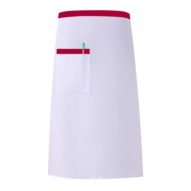 Hioecau Waist Apron Adjustable Chef Work Apron with Pocket Breathable Kitchen Half Apron for Restaurant And Cafe
