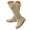 ZE-Beige, variant on Shoes for Women Cowboy Boots for Women Knee High Cowgirl Boots with Classic Embroidered Slip On Pointed Toe Chunky Heel Pull On Fashion Retro Tall Boot White Size,6.5