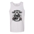 thumbnail image 2 of Lucky 7 Live to Ride Bikes Booze Broads USA Est 1903 | Mens Fashion Graphic Tank Top, White, 3XL, 2 of 4