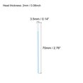 thumbnail image 2 of Unique Bargains Cleaning Sticks Dust Free Square Rectangle 2.76'' Multipurpose Cleanroom 100 Pack, 2 of 6