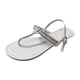 thumbnail image 2 of Sandalias de diamantes de imitación Zapatos de mujer Sandalias planas de playa y pantuflas Mujer Wmkox8yii nm3467, 2 of 4