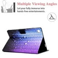 thumbnail image 4 of Galaxy SM-T500/T505 Case and Cover, Allytech PU Leather & TPU Bumper Multi-Angle Viewing Stand Cover Full Body Drop Proof Auto Sleep Wake Card Slots Case for Samsung Tab A7 10.4" 2020, Water Droplets, 4 of 6