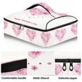 thumbnail image 2 of Iauyy Casserole Carrier for Hot Food Insulated Casserole Travel Carry Bag with Lid Food Warmer Bag for Party/Picnic,Snowflakes, 2 of 7