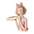 thumbnail image 1 of Bandeja de almacenamiento para , estatua de figurita, escritorio de sujeción moderno ligero, contenedor de artículos diversos para dulces, rosa3 Macarena Bandeja Estatuilla Estatua, 1 of 7