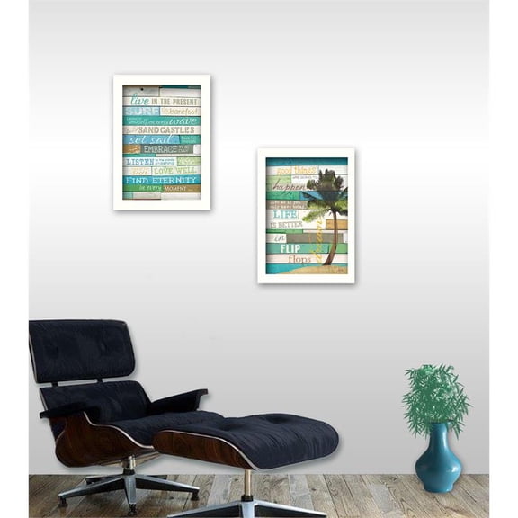 TrendyDecor4U Live In The Present Collection By Marla Rae Wall Art V254-712W