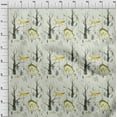 thumbnail image 4 of oneOone Polyester Spandex Yellow Fabric Deer Sewing Craft Projects Fabric Prints By Yard 56 Inch Wide, 4 of 6