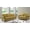 Strong Yellow, variant on Uspridefurniture Feingold 2Pcs Velvet Living Room Set, Gray