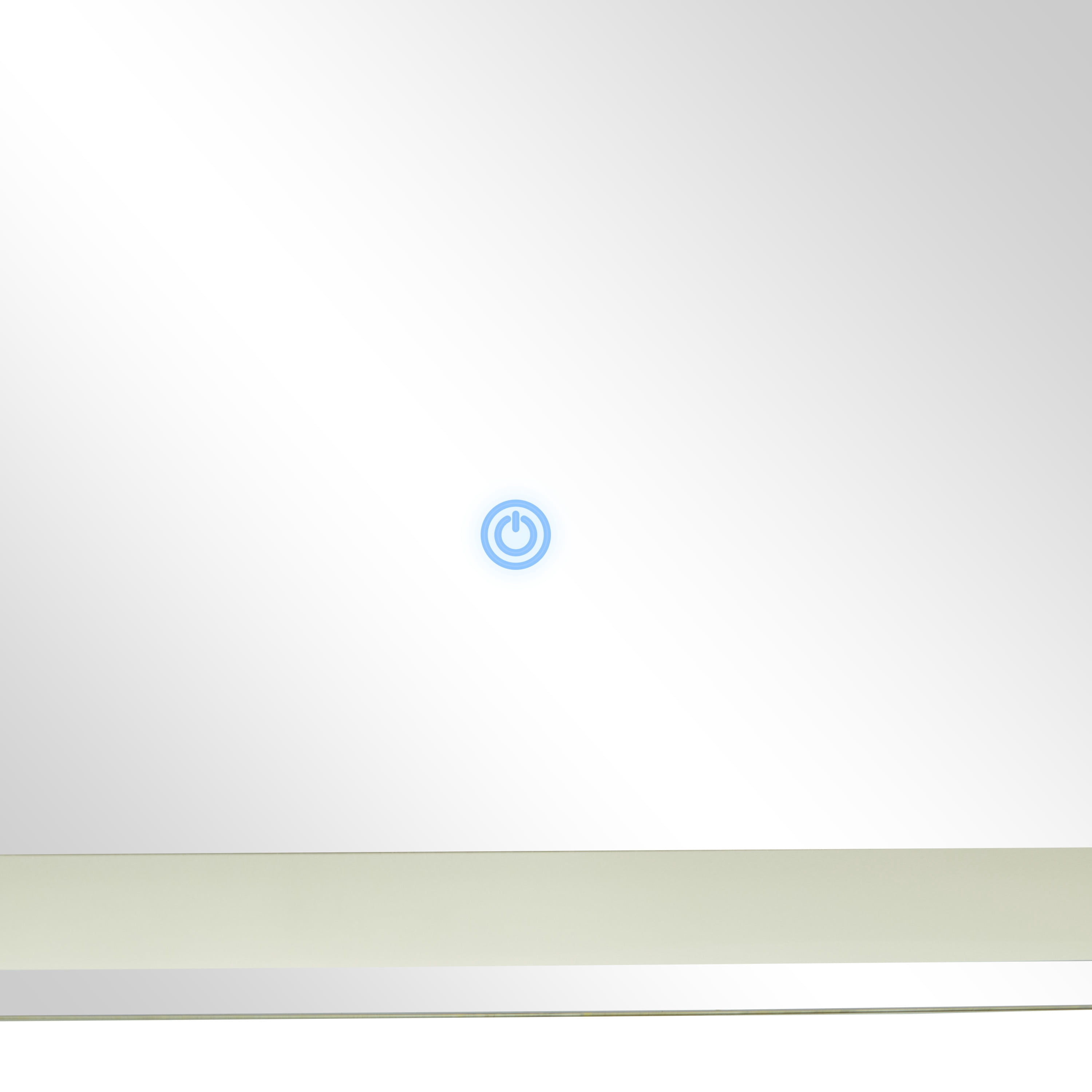 DecMode 39" x 30" Silver LED Mirror