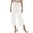 White, variant on Capri Pants for Women Cotton Linen Elastic High Waist Wide Leg Loose Fit Flowy Cropped Pants with Pockets Womens Capris