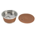 thumbnail image 3 of Ensemble de Café Rechargeable, Filtre à Café Réutilisable Robuste Sain 6 Pcs/ensemble pour Maison Bleu, Orange, Couleur Café, 3 of 8