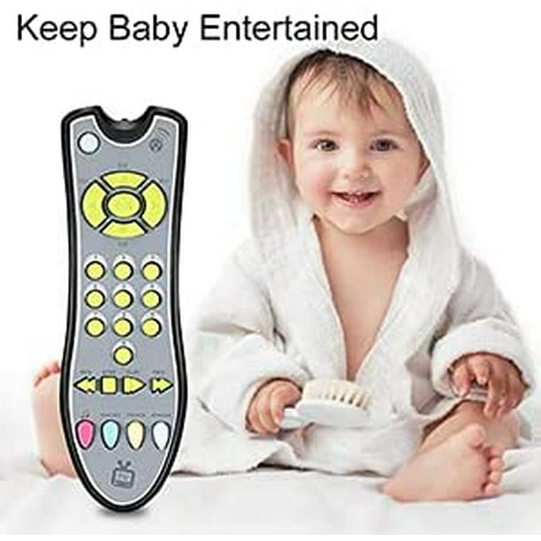 Jouet télécommandé pour bébé, jouets musicaux pour bébé Jouets  télécommandés pour 6 mois + tout-petits garçons et filles