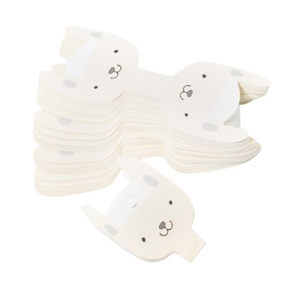 Conjunto de 50 Clips para el Cabello con Diseño de Perros de Dibujos Animados en Papel Kraft para Exhibir Joyería 6 piezas