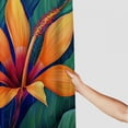 thumbnail image 3 of Orinice Fabric Bath Shower Curtain Strelitzia Bird Paradise Exotic Reginae Blossom Floral Tropic Tropical Flower Botanical Nature Shower Curtains for Bathroom with 12 Hooks, 72 x 72 Inch 69x72, 3 of 7