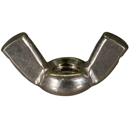 

7/16 -14 18-8 Stainless Steel Coarse Thread Wing Nuts (4 pcs.)