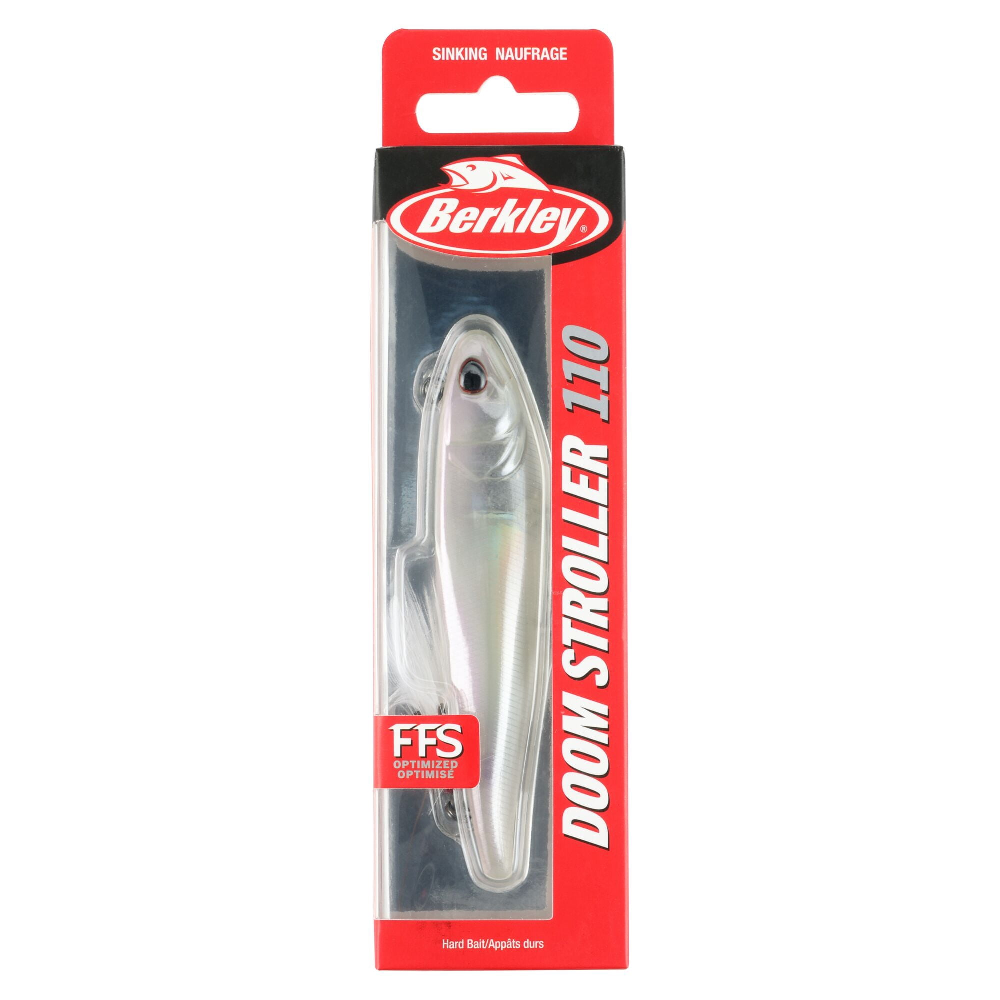 Berkley Doom Stroller Fishing Lure, 4.3 in, Broken Glass (1-count)