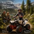 thumbnail image 5 of X-Pro Storm 125cc ATV Gas Powered Teen Quad, Automatic D-N-R Transmission with Reverse, 119.6cc 4-Stroke Engine, Remote Kill Switch, LED Headlight, 19/18 Tires (Red/Red), 5 of 7