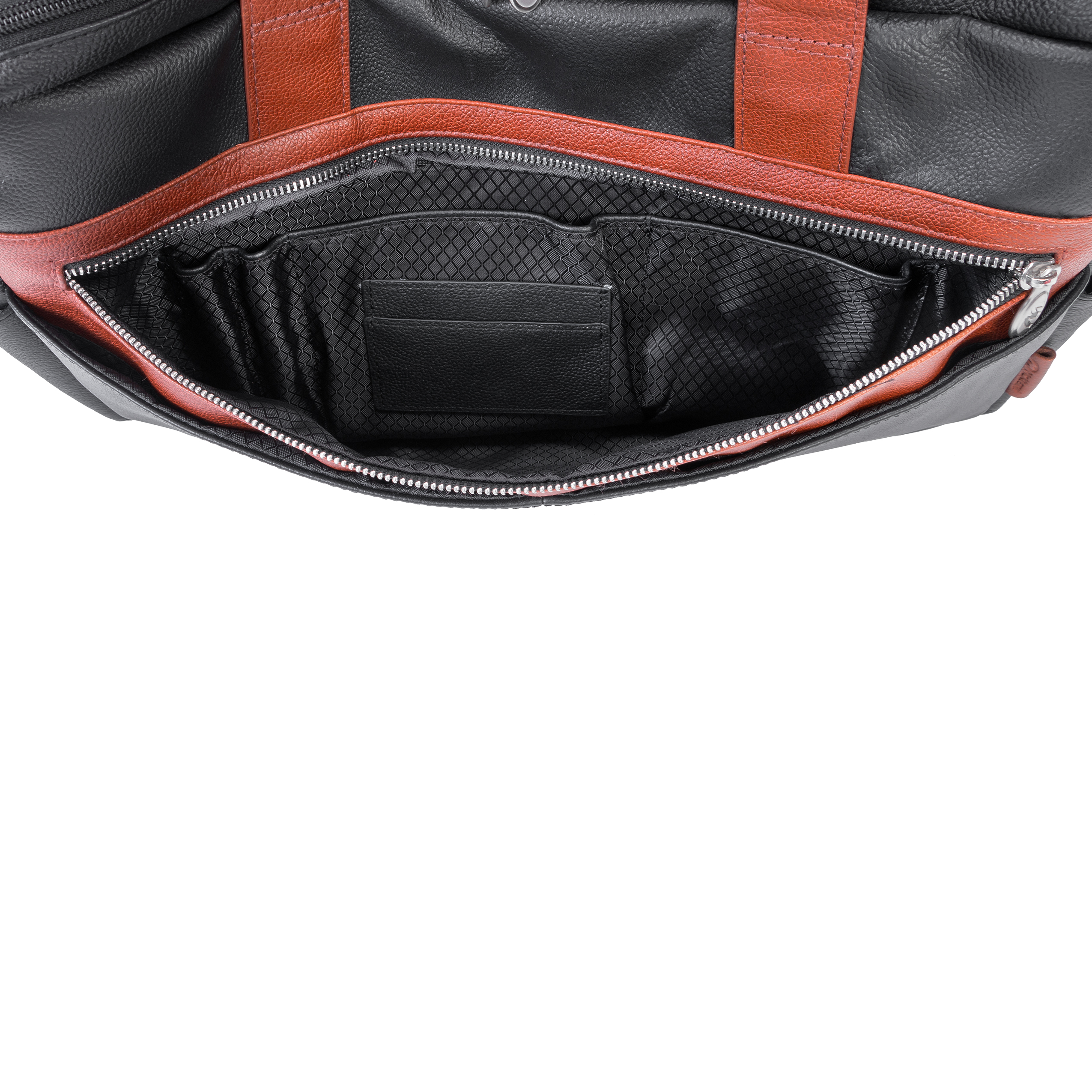 SOUTHPORT | 17” Leather Two-Tone Laptop Briefcase
