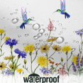 thumbnail image 4 of Floral Shower Curtain, Spring Yellow Daisy Flowers with Hummingbirds Rustic Floral Bathroom Curtain for Home Bathtub Decor Waterproof Fabric Machine Washable with Hooks, 4 of 6