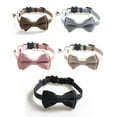 thumbnail image 5 of SPRING PARK Cat Collar with Bell and Bow Tie Breakaway Kitten Collars Adjustable Safety Kitty Kitten Puppy Collars, 5 of 7