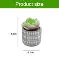 thumbnail image 2 of 3pcs simulation succulents potted creative small ornaments artificial green plants, 2 of 5