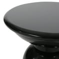 thumbnail image 7 of GDF Studio Soto Outdoor Metal Side Tables, Set of 2, Black, 7 of 7