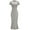 Light Gray, variant on ZHENWEI Womens Summer Short Sleeve Long Dress Stylish Sexy Bodycon Dress Fishtail Hem Ribbed Maxi Dresses