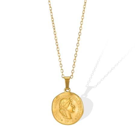 Queen Elizabeth Gold Pendant
