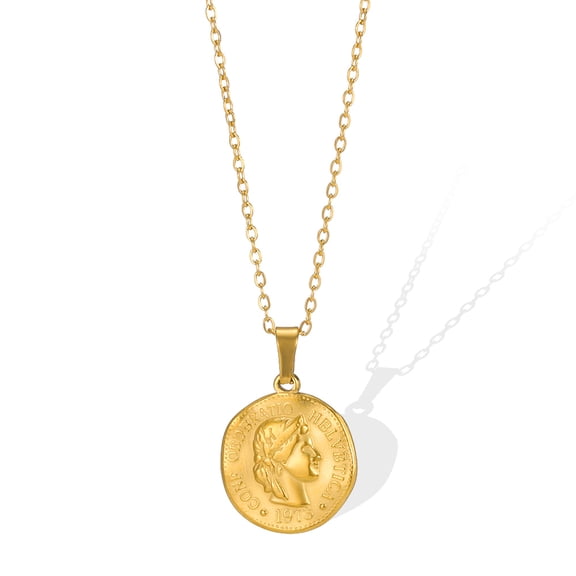 Queen Elizabeth Gold Pendant