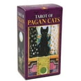thumbnail image 4 of Baraja de cartas de tarot magan, cartas de oráculo de gatos paganas, juegos de mesa, arcanum, manara de la nuit, wizards, morgan, greer, kawaii, 4 of 5